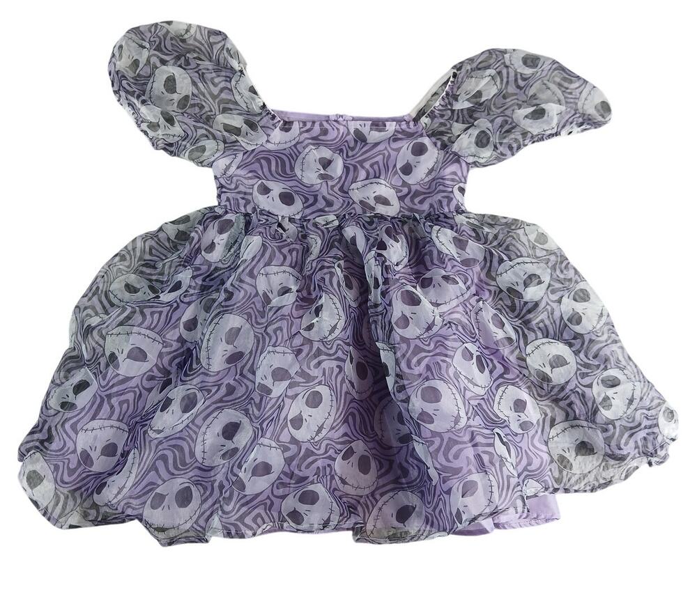 Disney Nightmare Before Christmas Jack Skellington Girls Large Halloween NWT